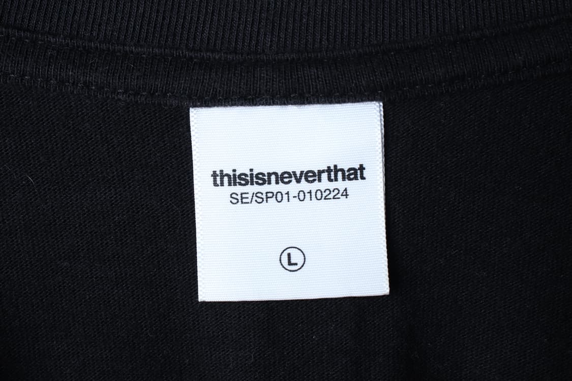 (L-XL) 디스이즈네버댓 반팔 티셔츠 빅로고 블랙 스트릿-H31122 상품이미지6