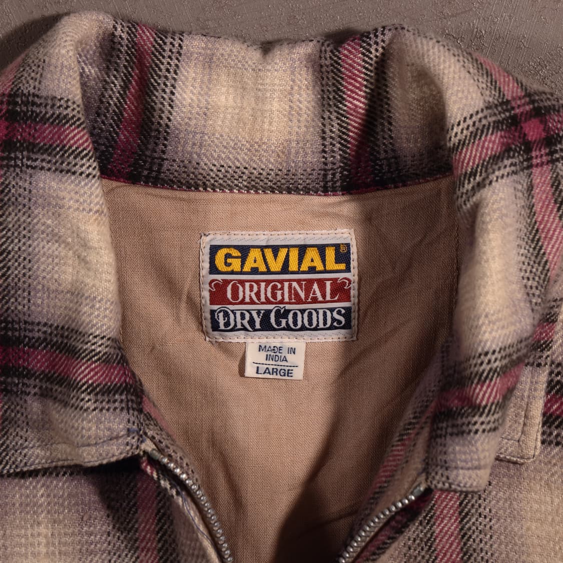 플란넬 체크 트러커 자켓 상품이미지5