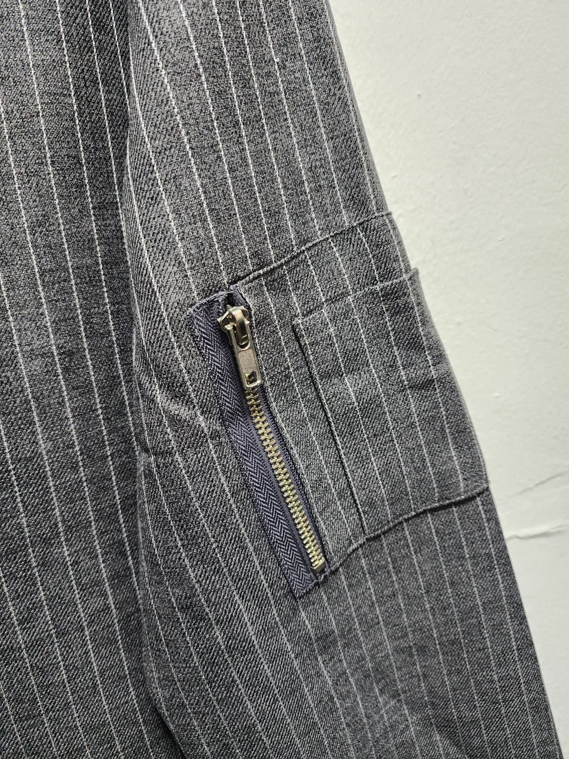 (새상품) 스트라이프 블루종 점퍼 상품이미지3