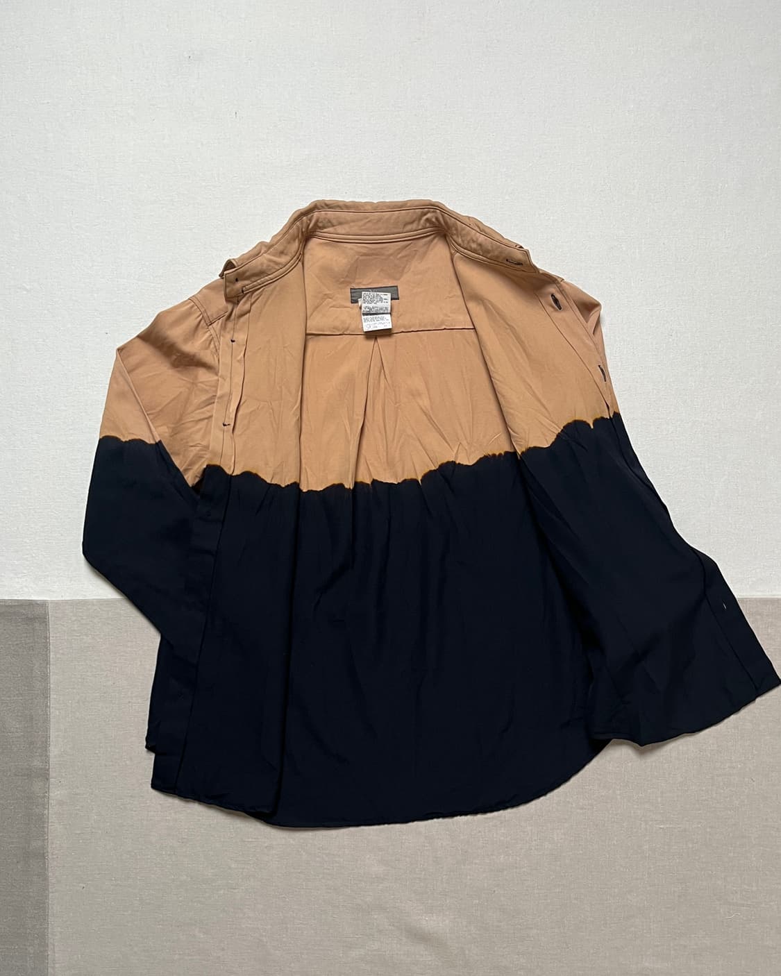 요지야마모토 투톤 다잉 울 셔츠 Y’s yohji yamamoto 상품이미지3