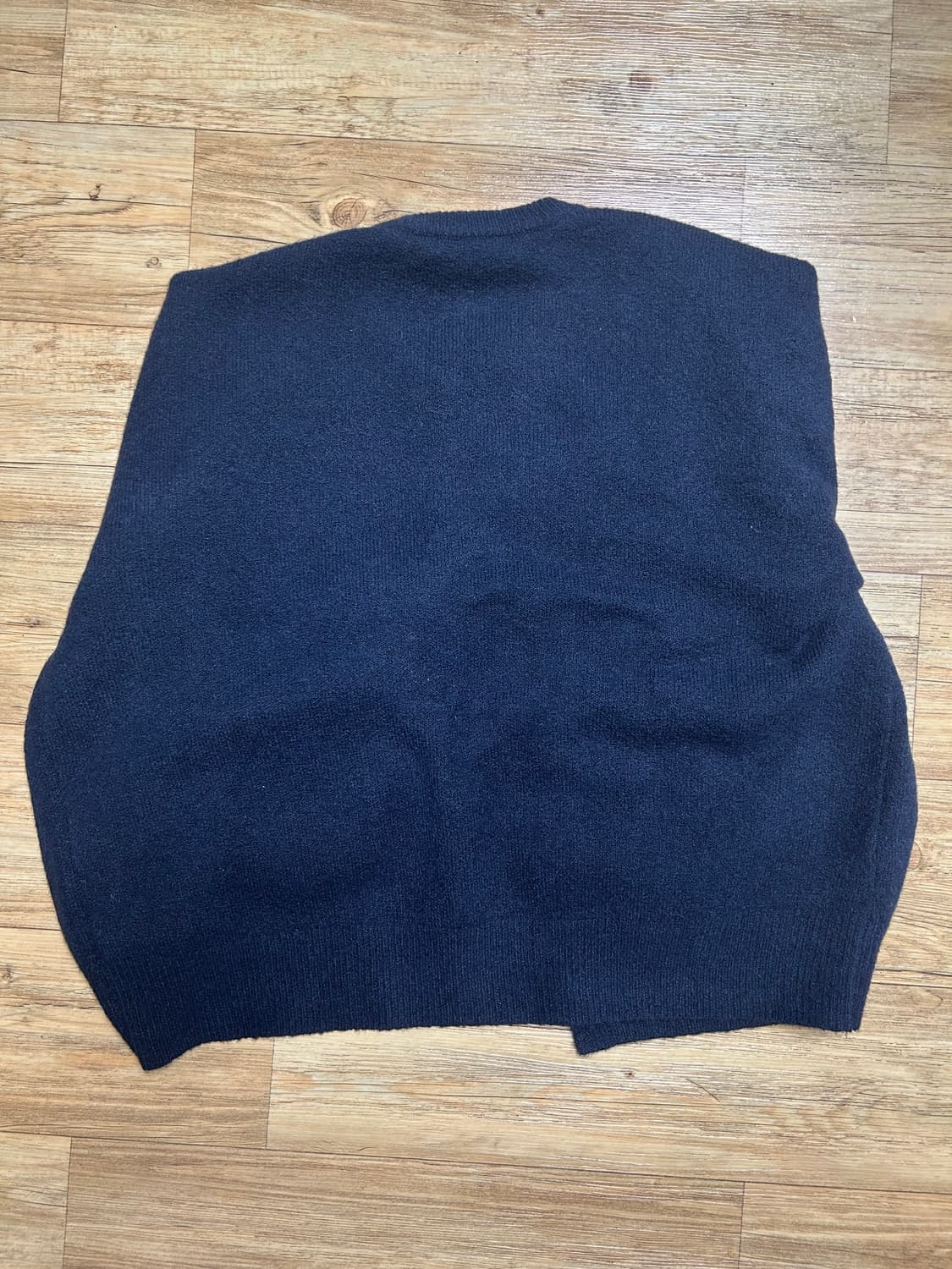 밀로 아카이브 네이비 크롭가디건 L 상품이미지4