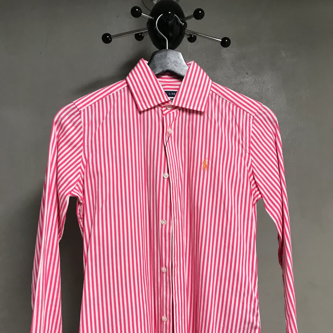 폴로 랄프로렌 스트라이프 셔츠 핑크 2(W) 상품이미지2