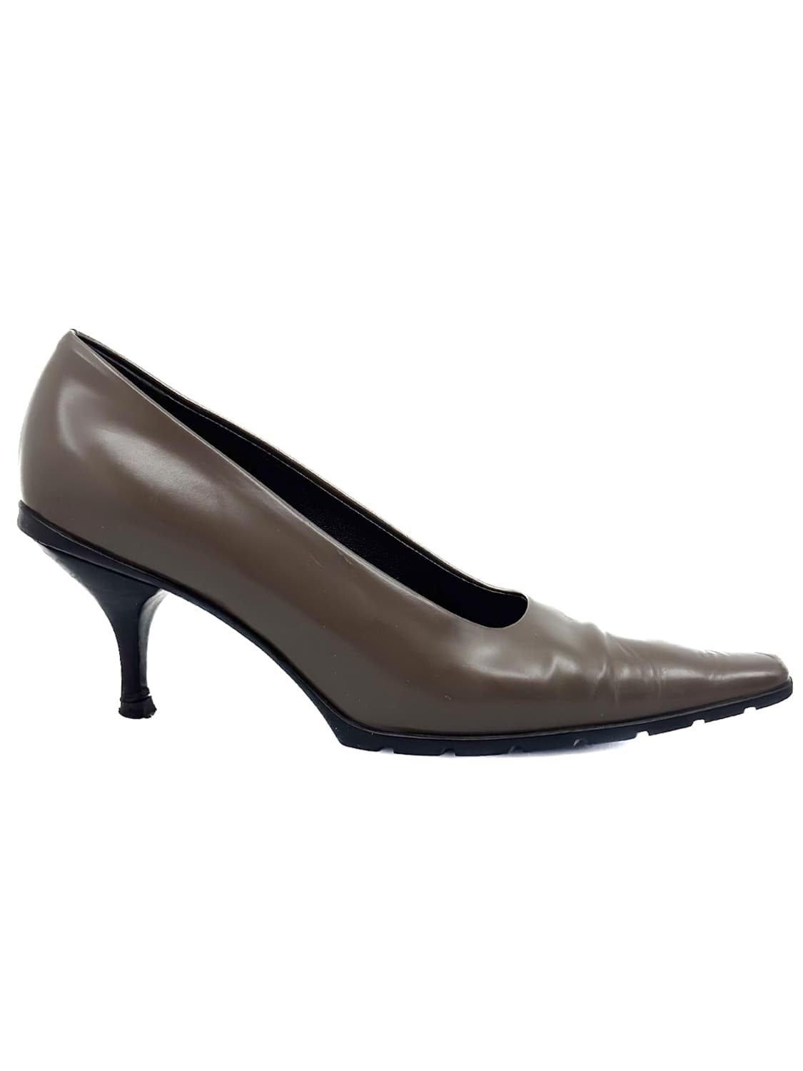Prada  Square-Toe Leather Pumps/ 37 상품이미지5