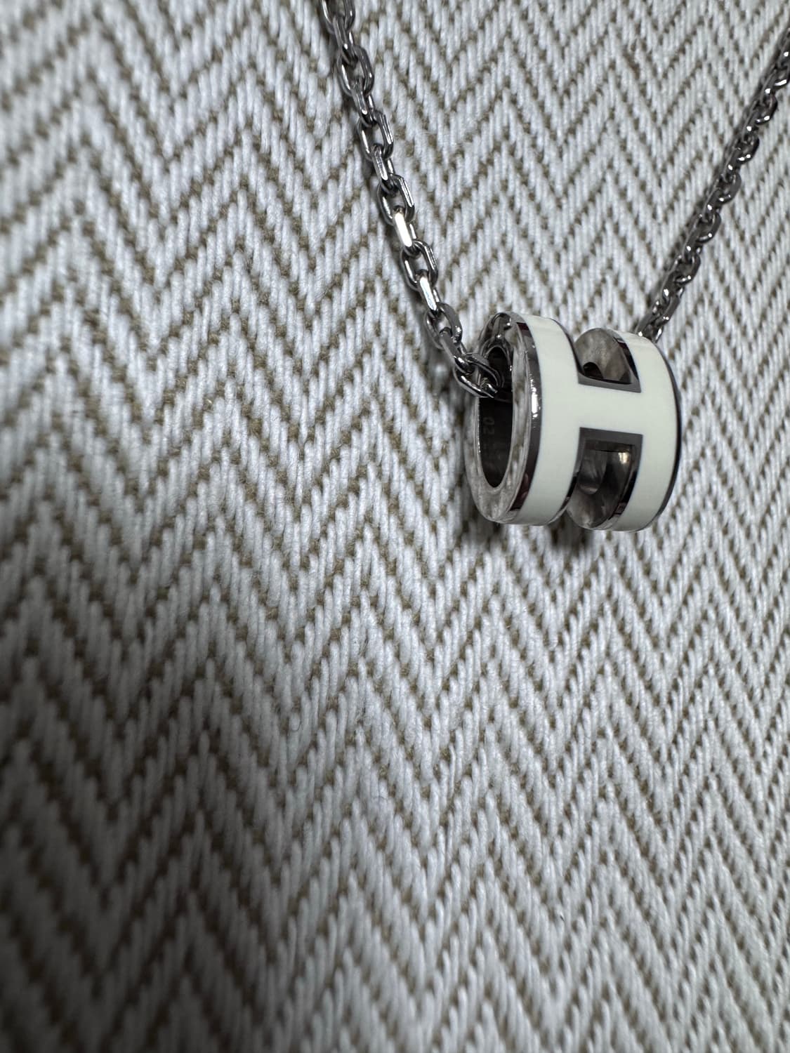 에르메스 미니 팝아슈 팔라듐 하드웨어&블랑 상품이미지3