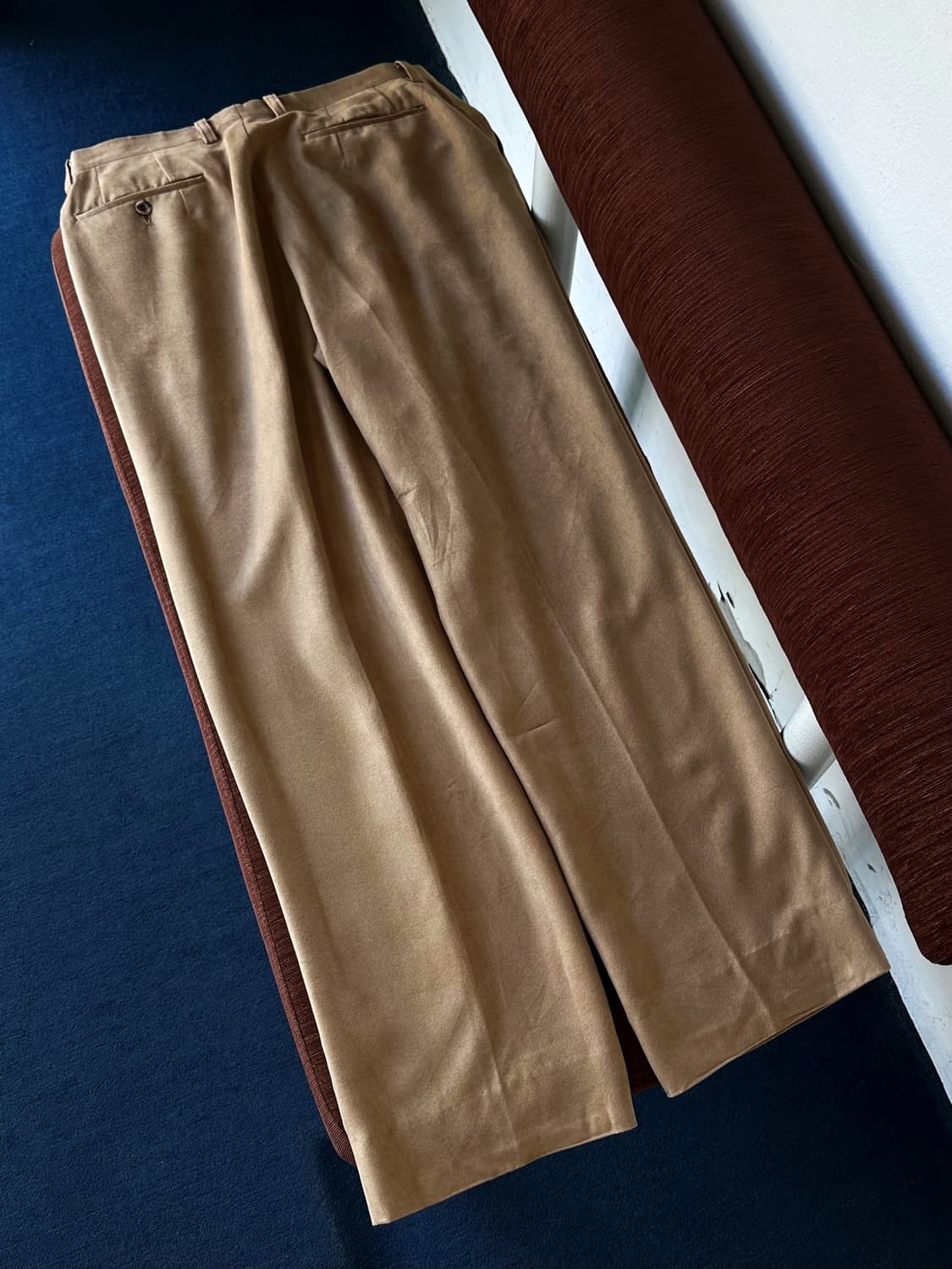 Fake suede 2 pleats trousers 상품이미지10