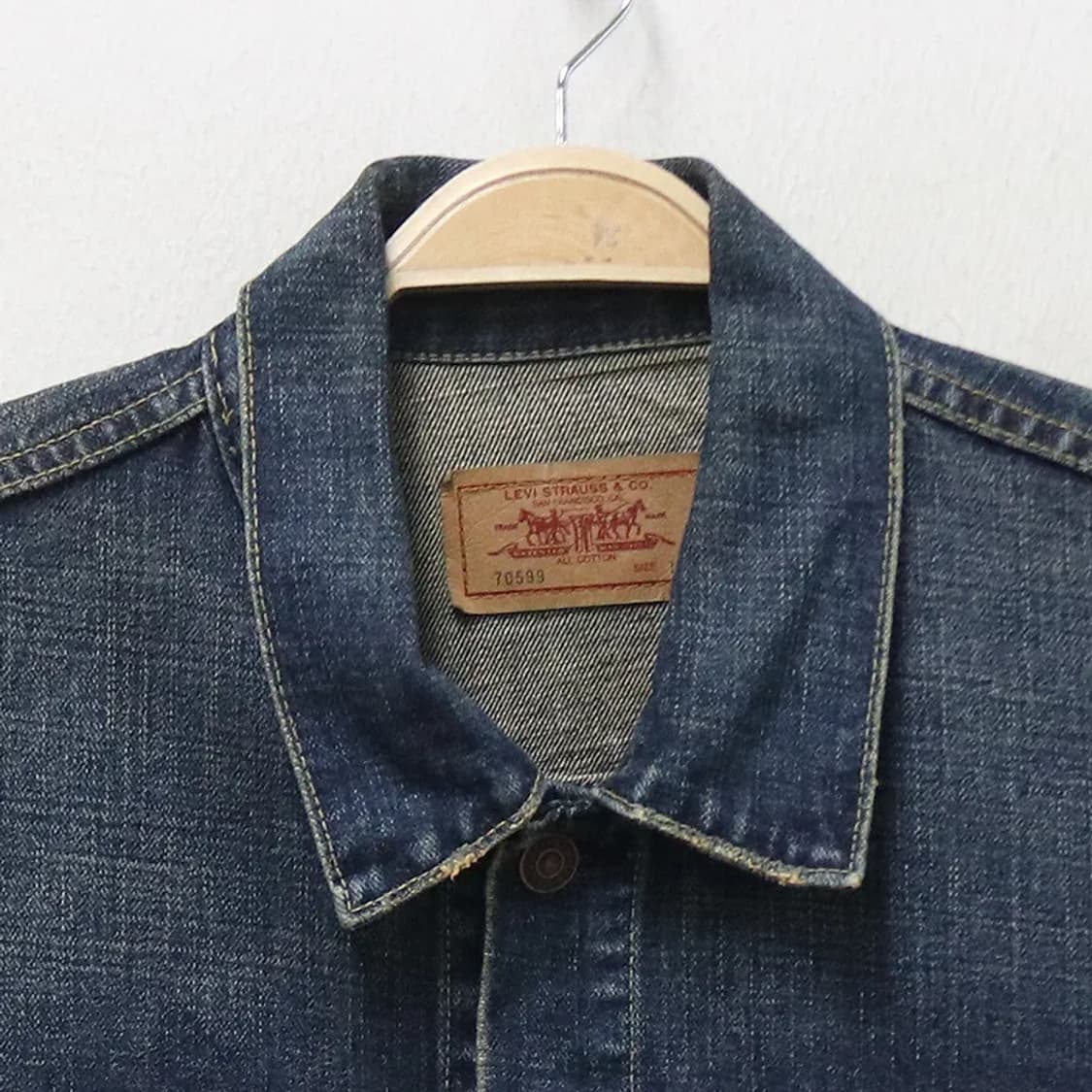 00'S 리바이스 70599 데님 자켓 65584 상품이미지5