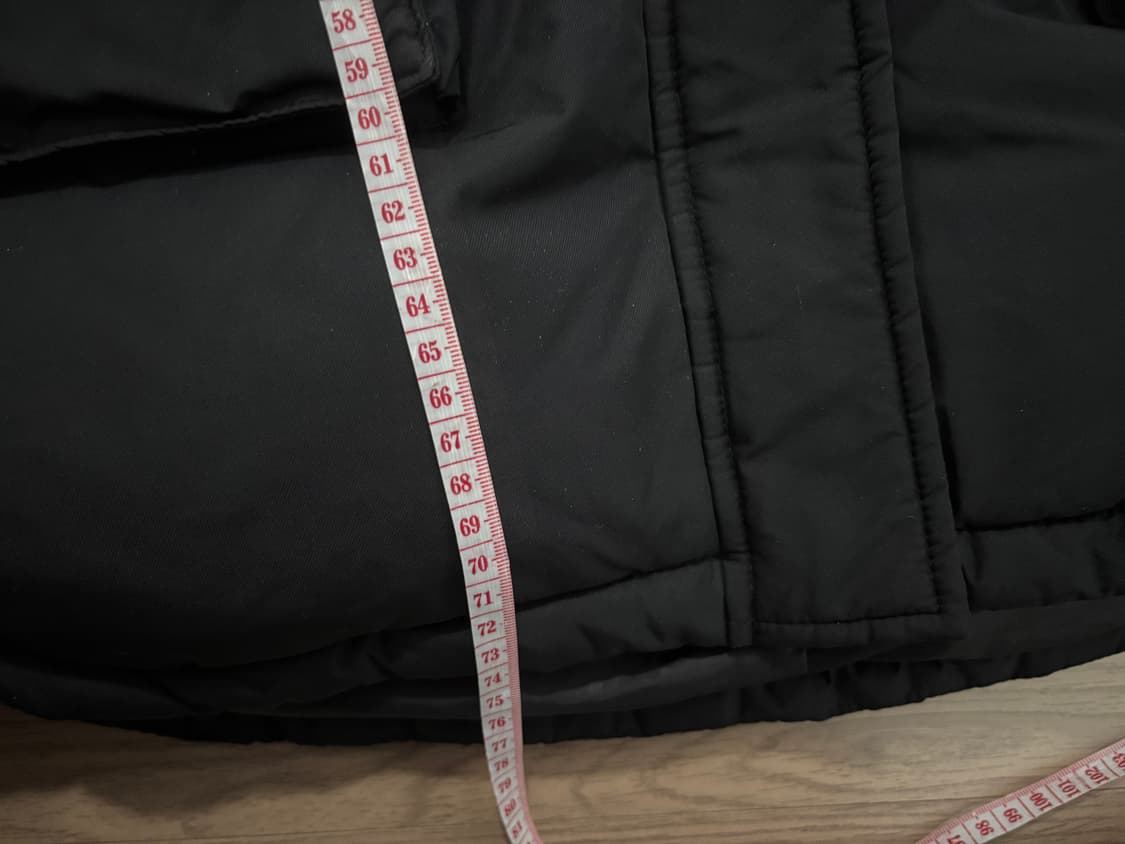 에고이스트 구스다운 사가퍼 야상 스트링 중기장 패딩 66 상품이미지7