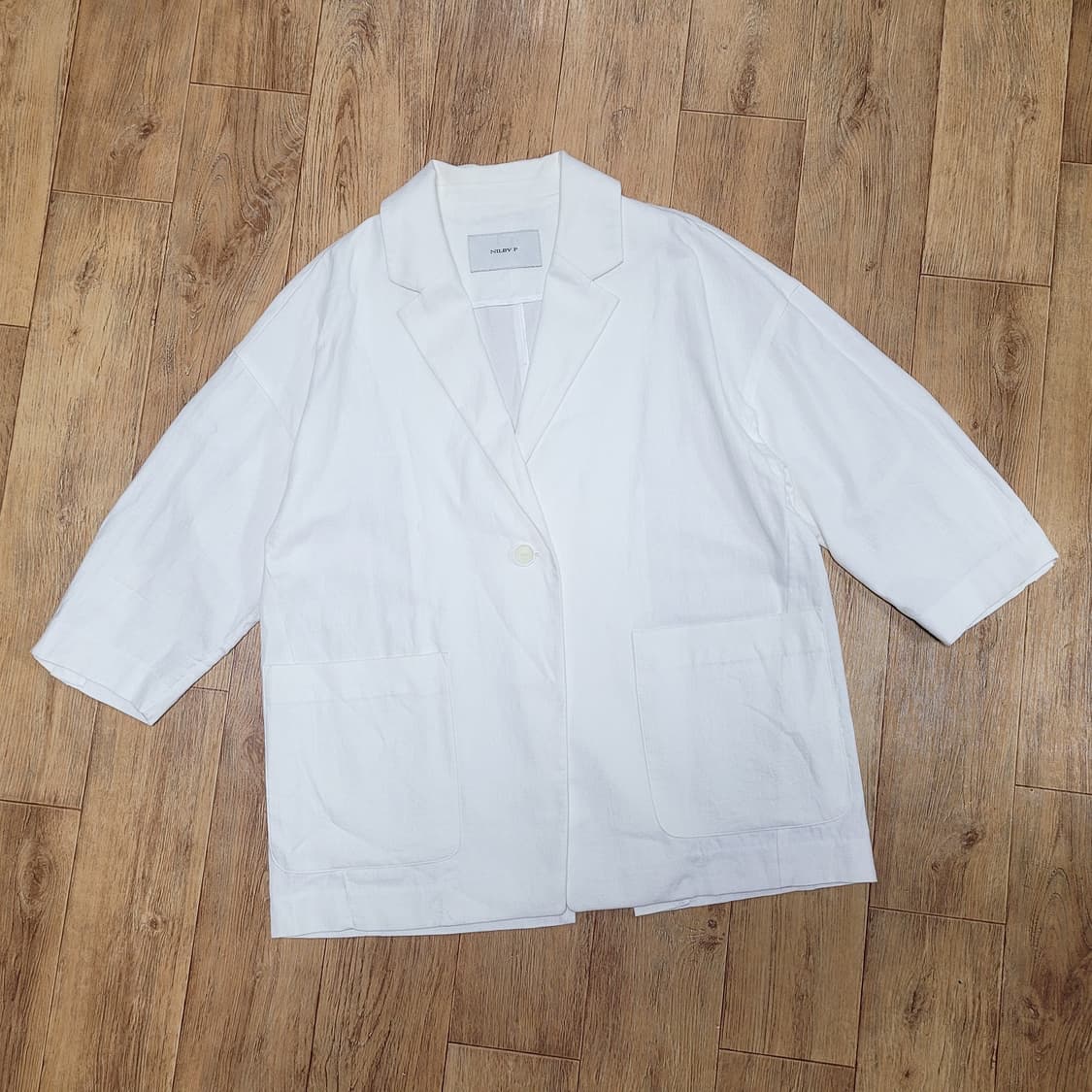 닐바이피(NILBY P) 루미 린넨자켓 프리사이즈 상품이미지1