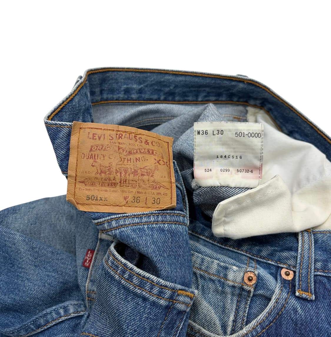 리바이스 501xx 90s USA 데님 팬츠 (36) 실측 33-34 쯤 상품이미지3