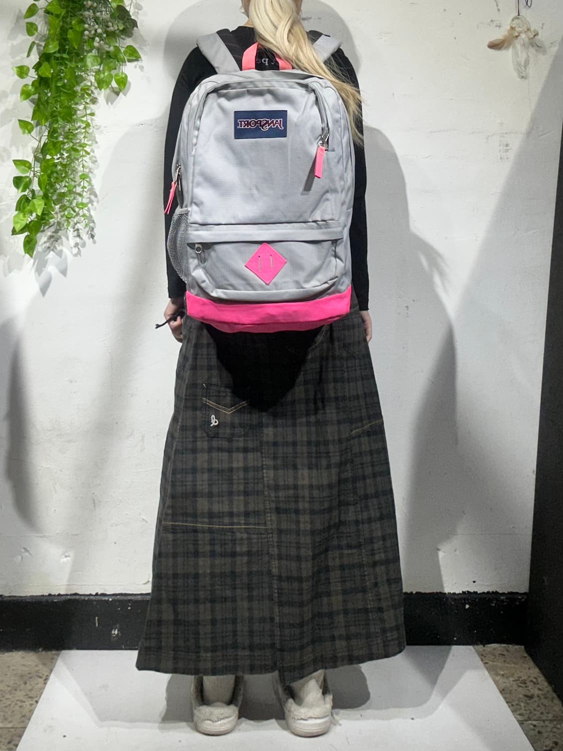 잔스포츠 그레이 핑크 백팩 가방 상품이미지3