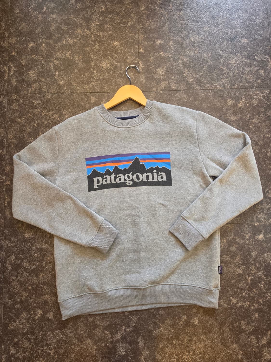 파타고니아 기모 회색 맨투맨 -M 상품이미지1