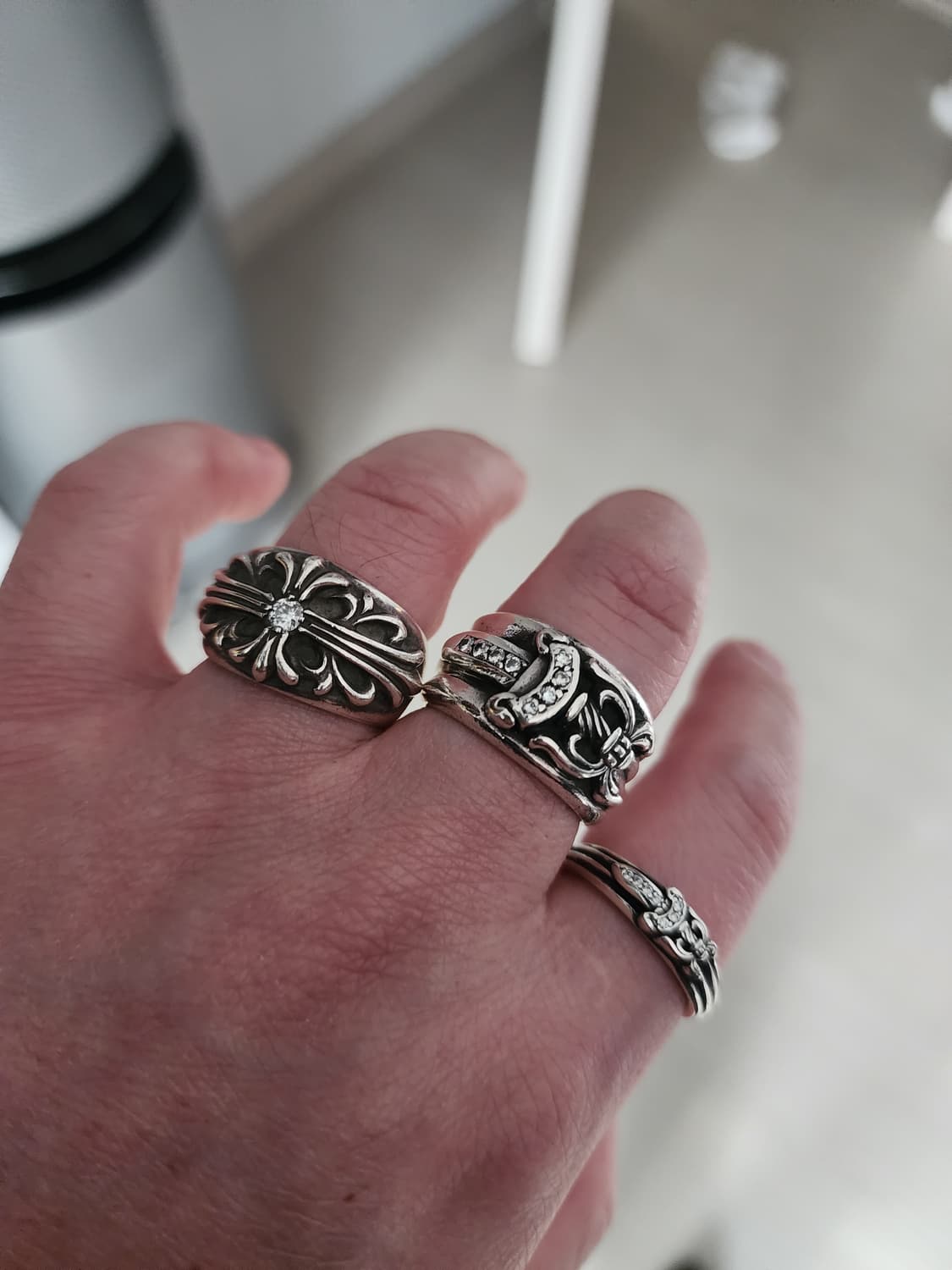 [US9]크롬하츠 대거링 풀파베 상품이미지9