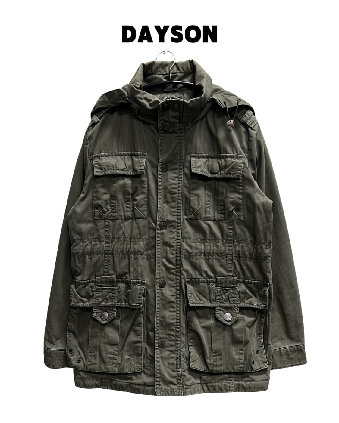 (100) 데이슨 사파리 헌팅 자켓 카키 상품이미지1