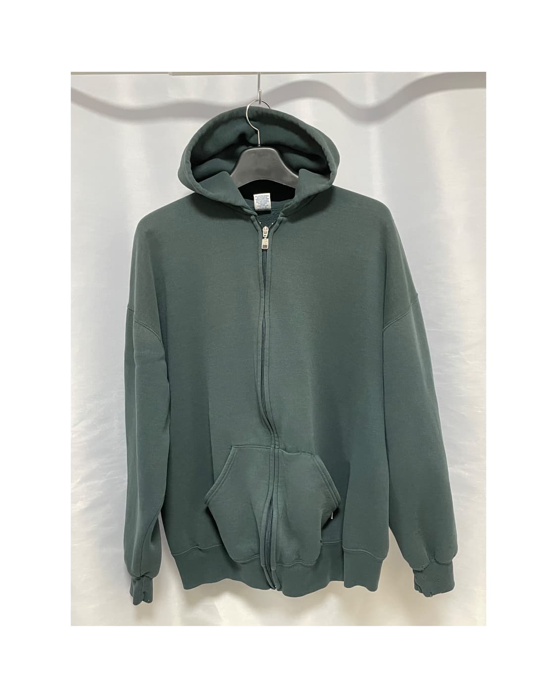 [D.O Vtg] 90s 러셀 50/50 후드 집업 다크 그린(XXL) 상품이미지1