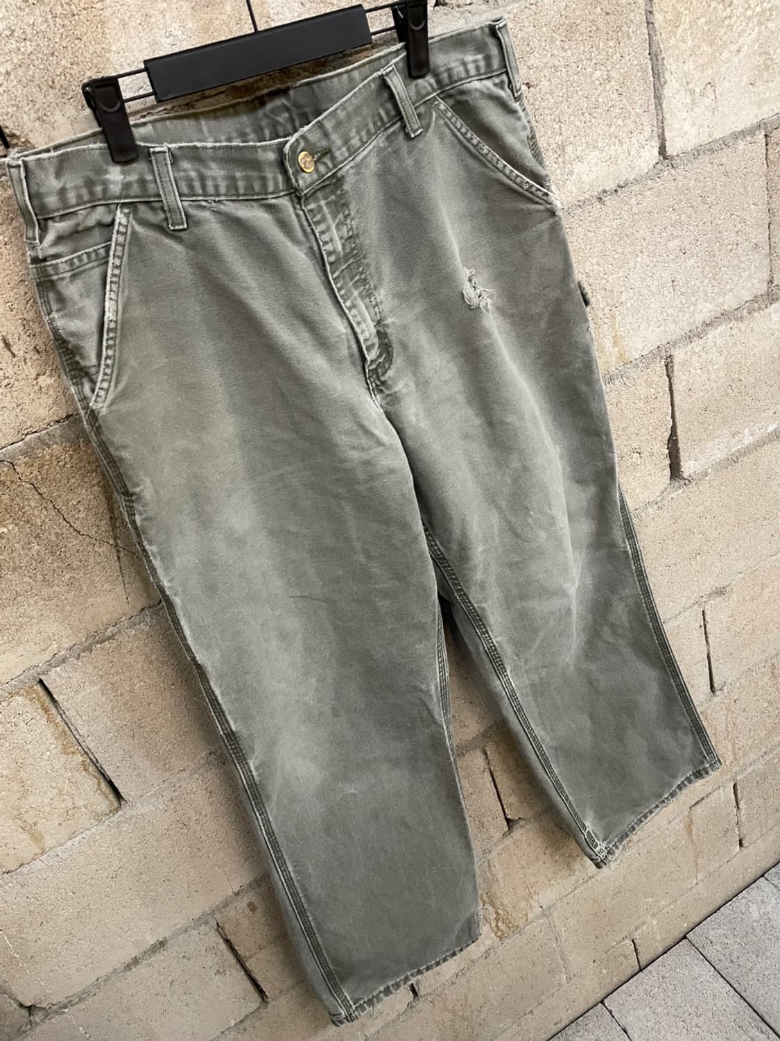 칼하트 B11 모스그린 카펜터 워크 팬츠 상품이미지4