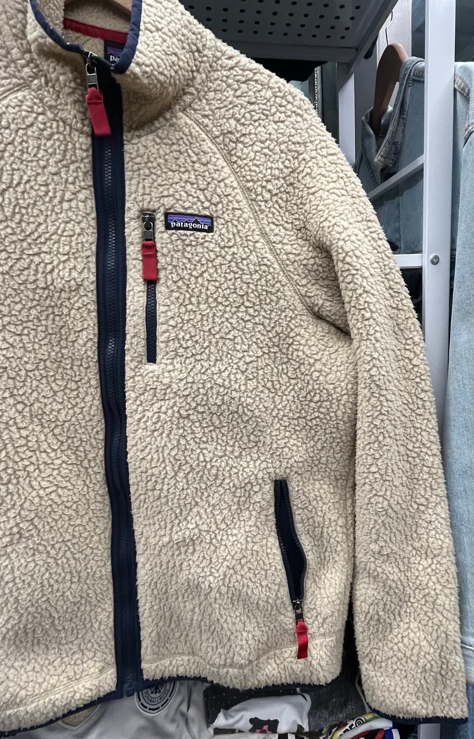파타고니아 레트로 파일 플리스 자켓 아이보리 상품이미지4