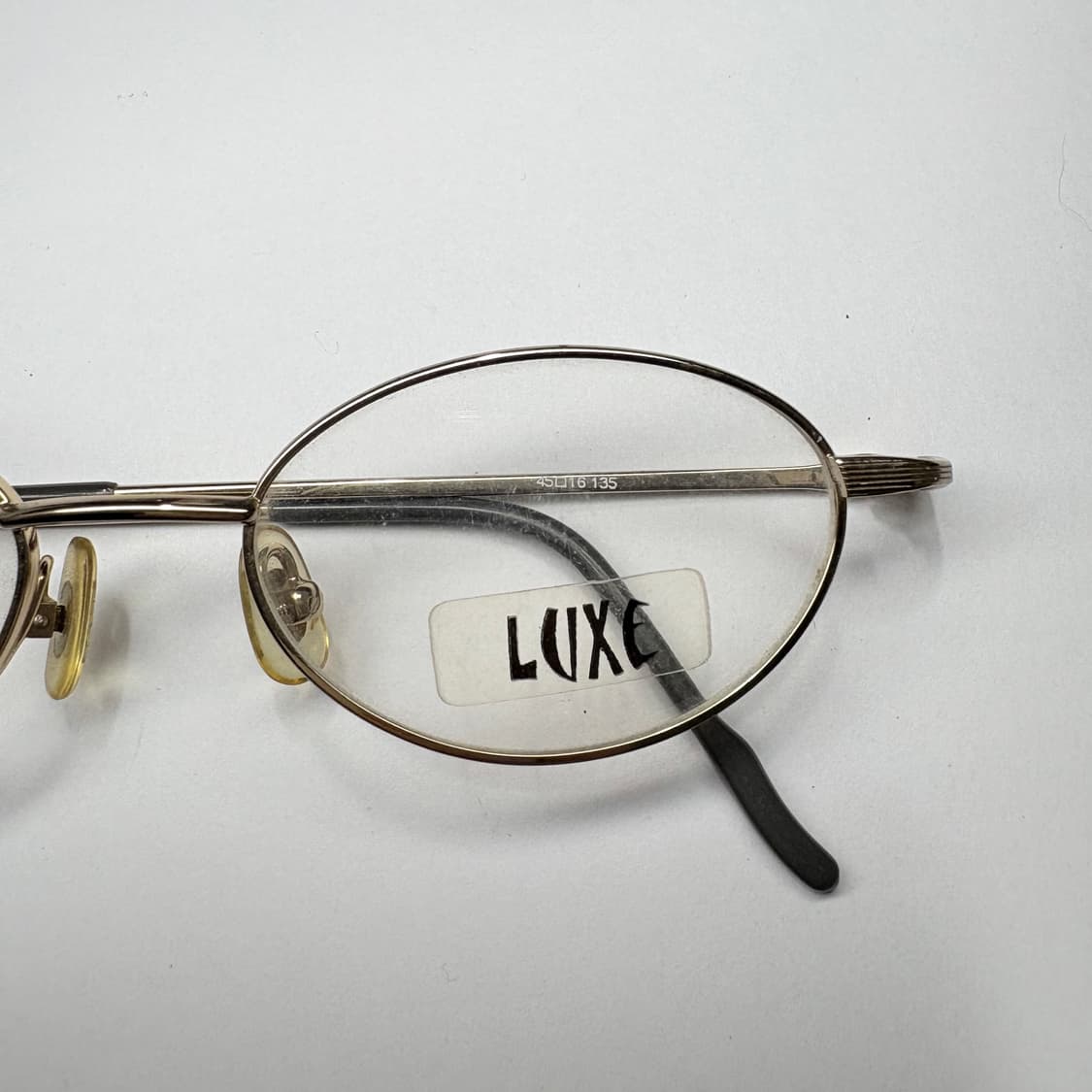 빈티지 오벌형 안경(LUXE 샤프 오벌 스트레이트 안경) 상품이미지2