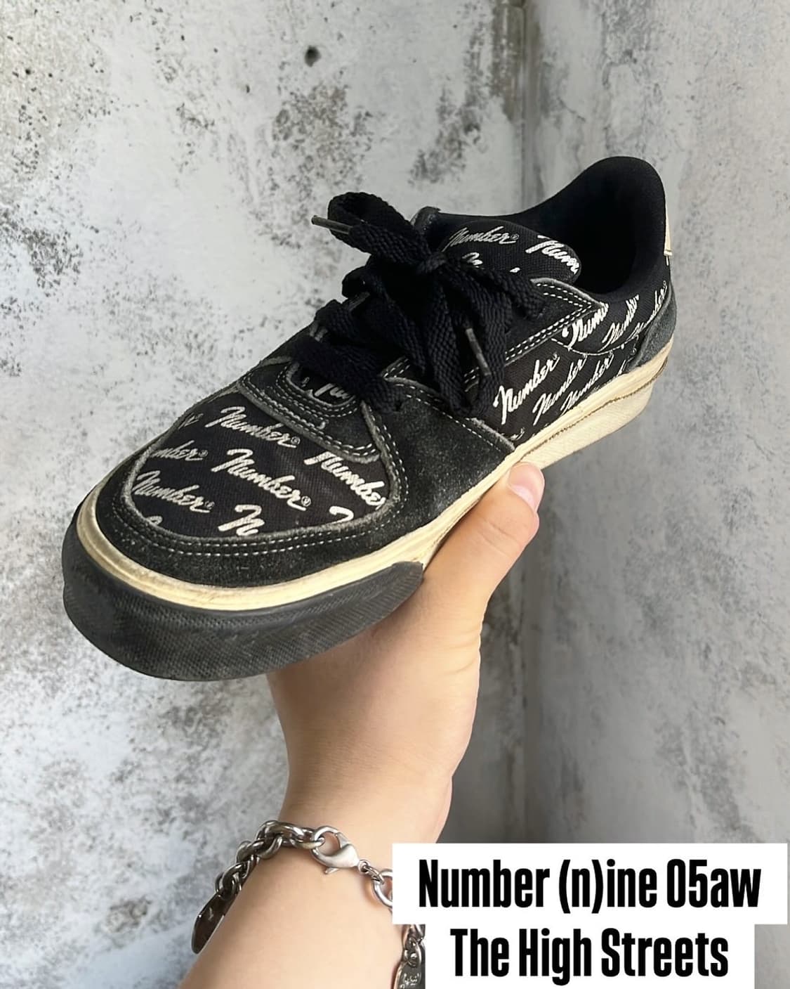 Number (n)ine 05aw ths fender sneakers 상품이미지1