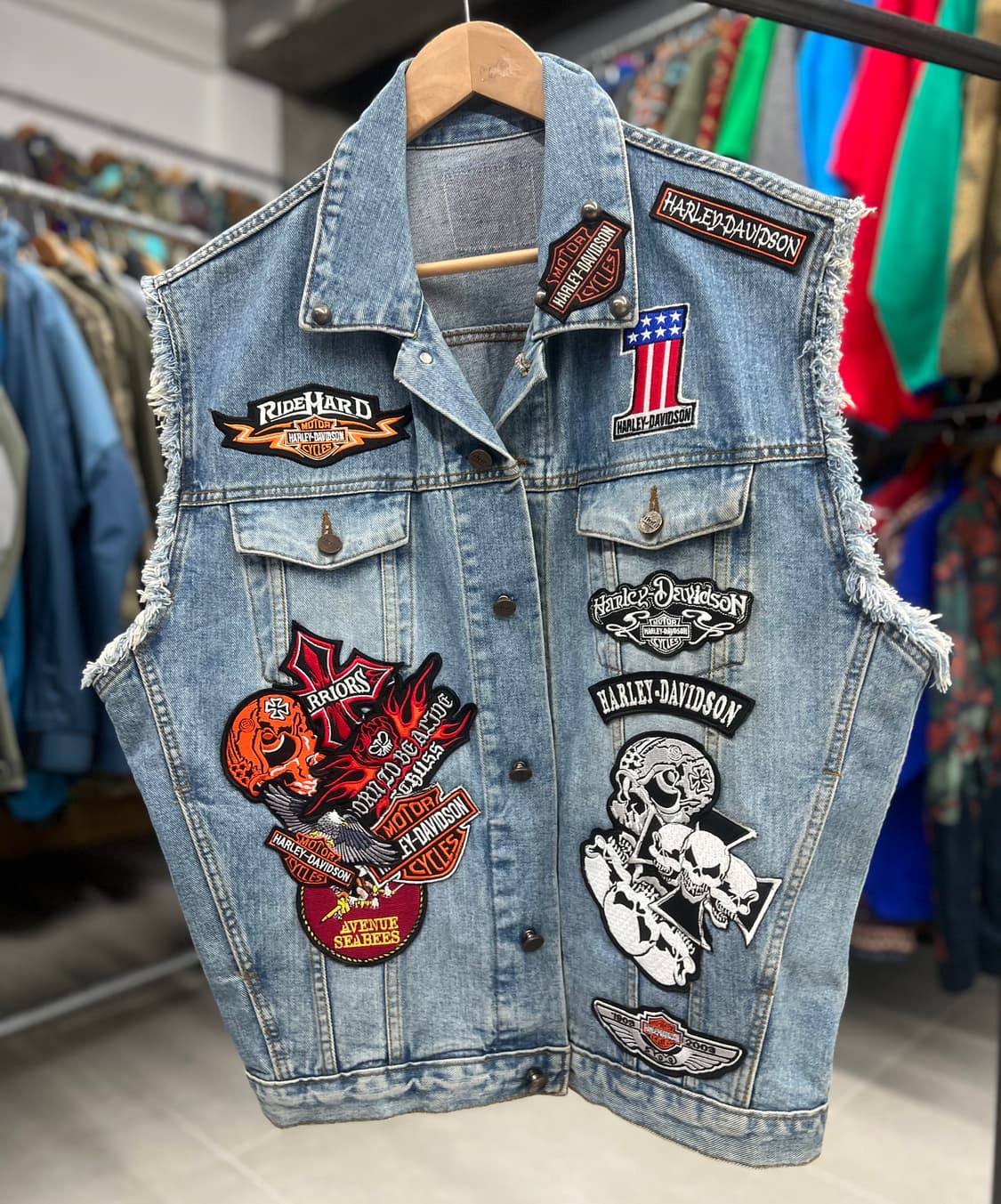 할리커스텀 청조끼 상품이미지1