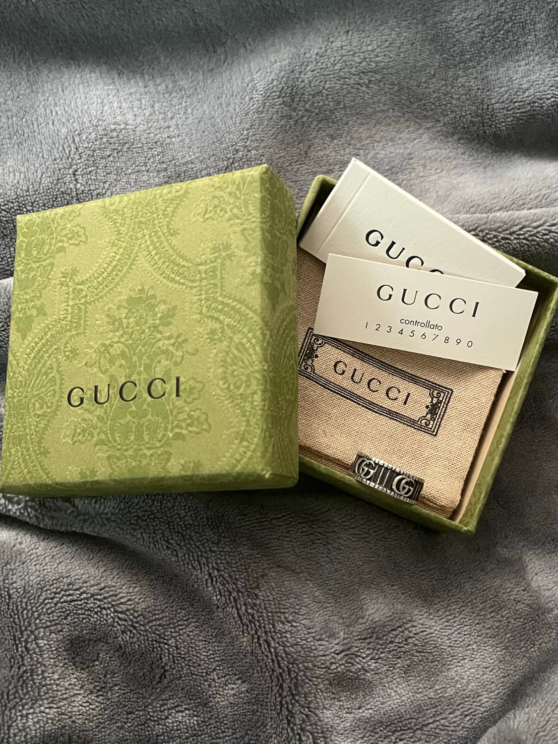 구찌 마몽 더블 G링 실버반지 11호 상품이미지1