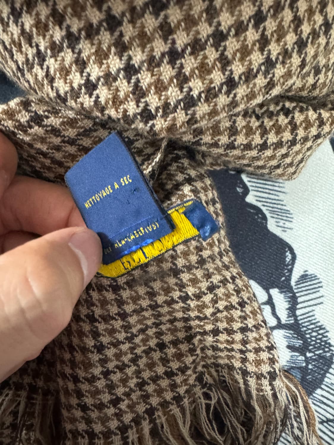 폴로랄프로렌 버진울 체크 머플러 40X200 상품이미지3