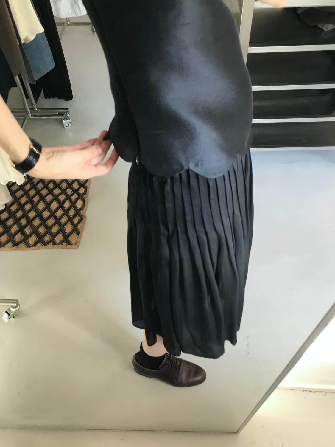 black silk blouse 상품이미지8