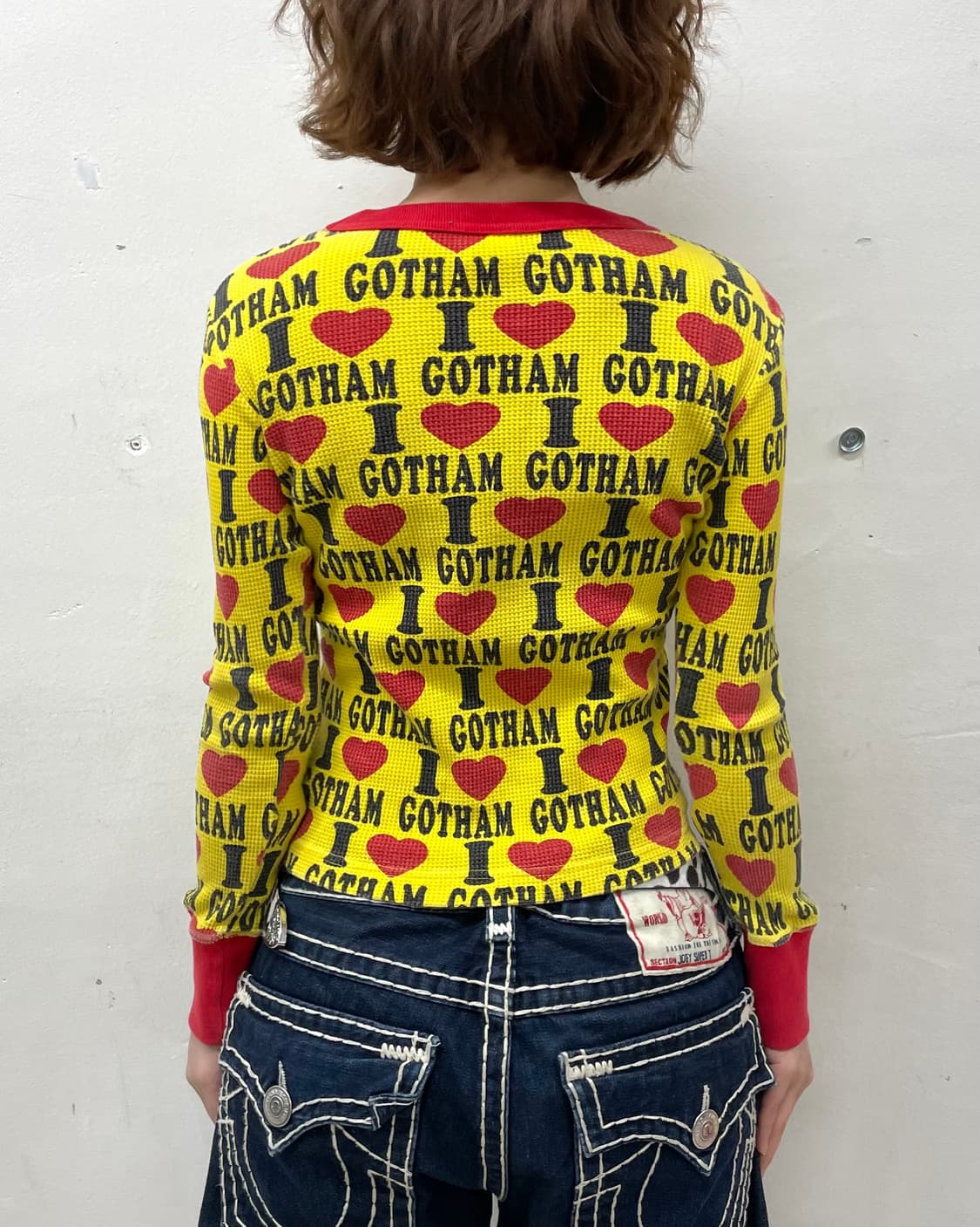 I love GOTHAM Waffle Long Sleeve  상품이미지3