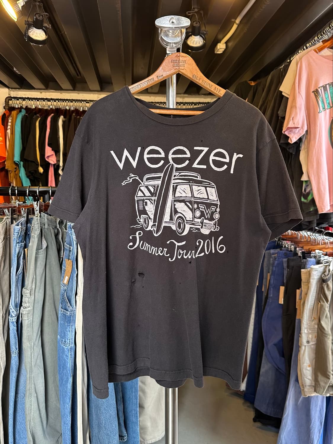 위저 Weezer 락밴드 투어 2016 프린팅 티셔츠 상품이미지1