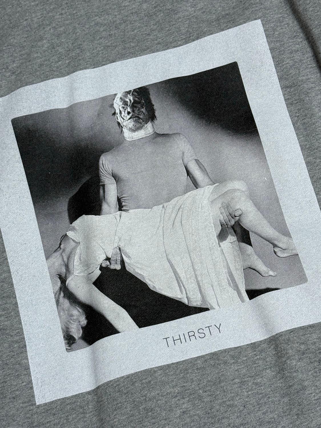 [새제품]검정치마 떨스티 thirsty 후드티 그레이 L 상품이미지1