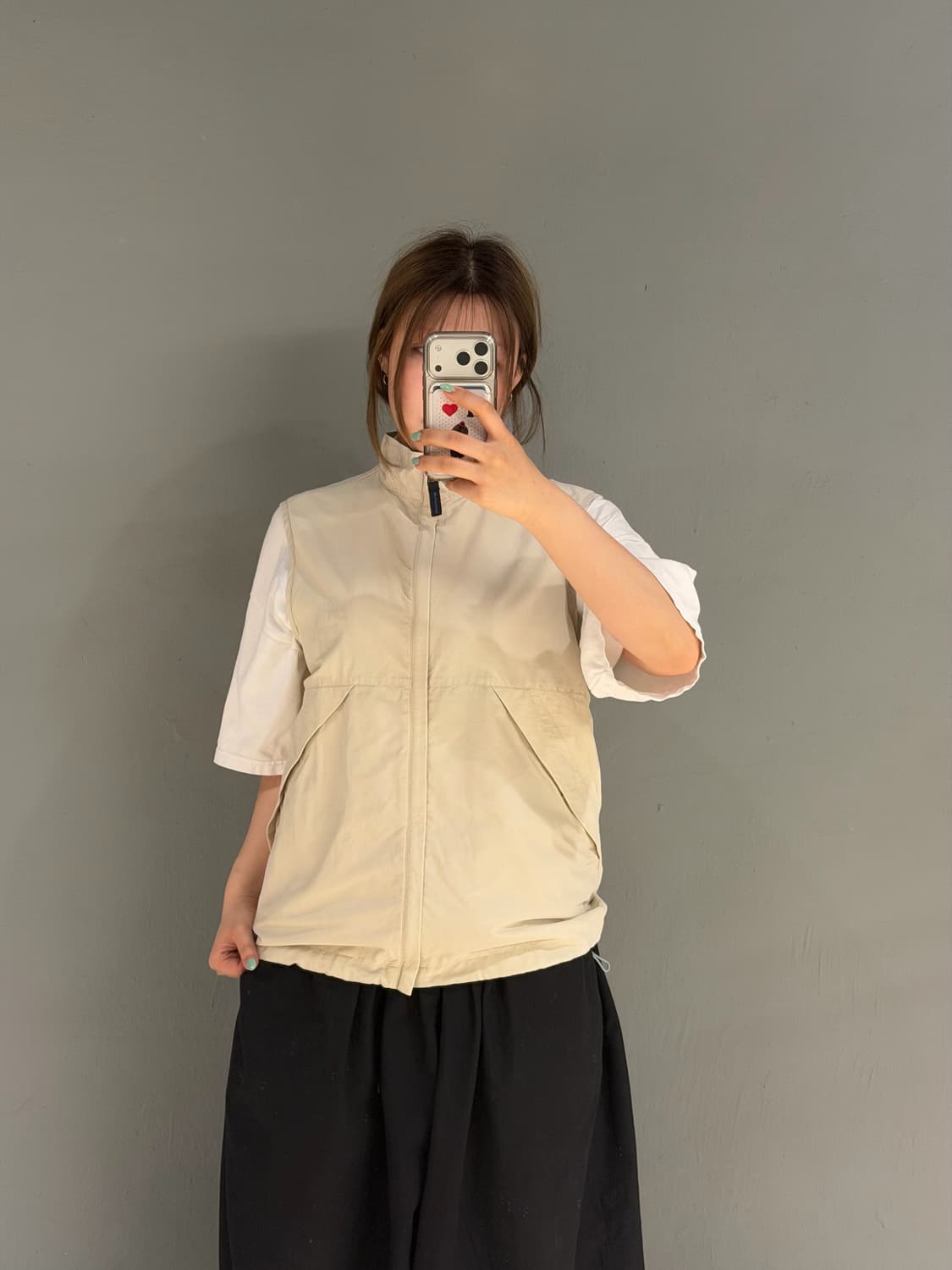 Mcgregor hidden pocket vest zip-up 상품이미지1