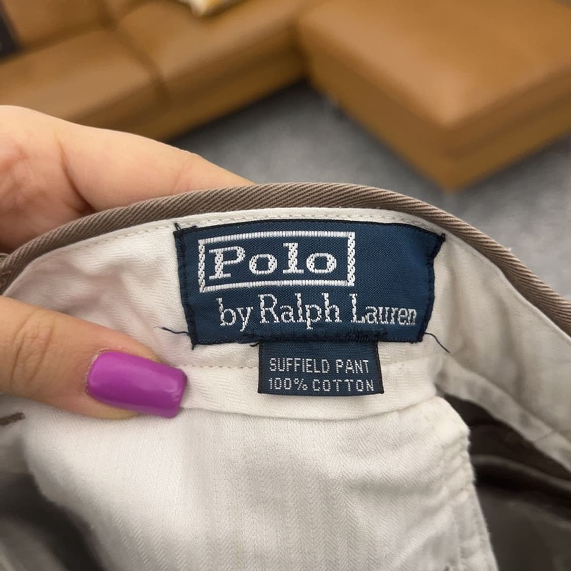 폴로 랄프로렌 빈티지 모던 캐주얼 치노팬츠 32인치 C07271 상품이미지5