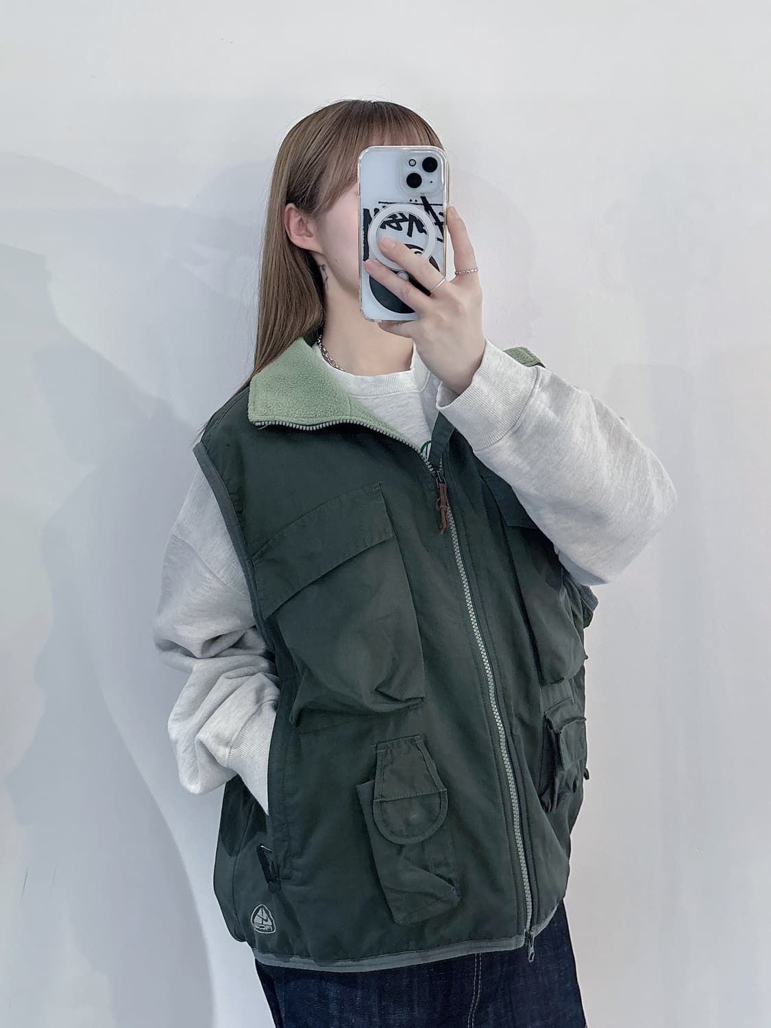 나이키acg 카키 투웨이 베스트 상품이미지3