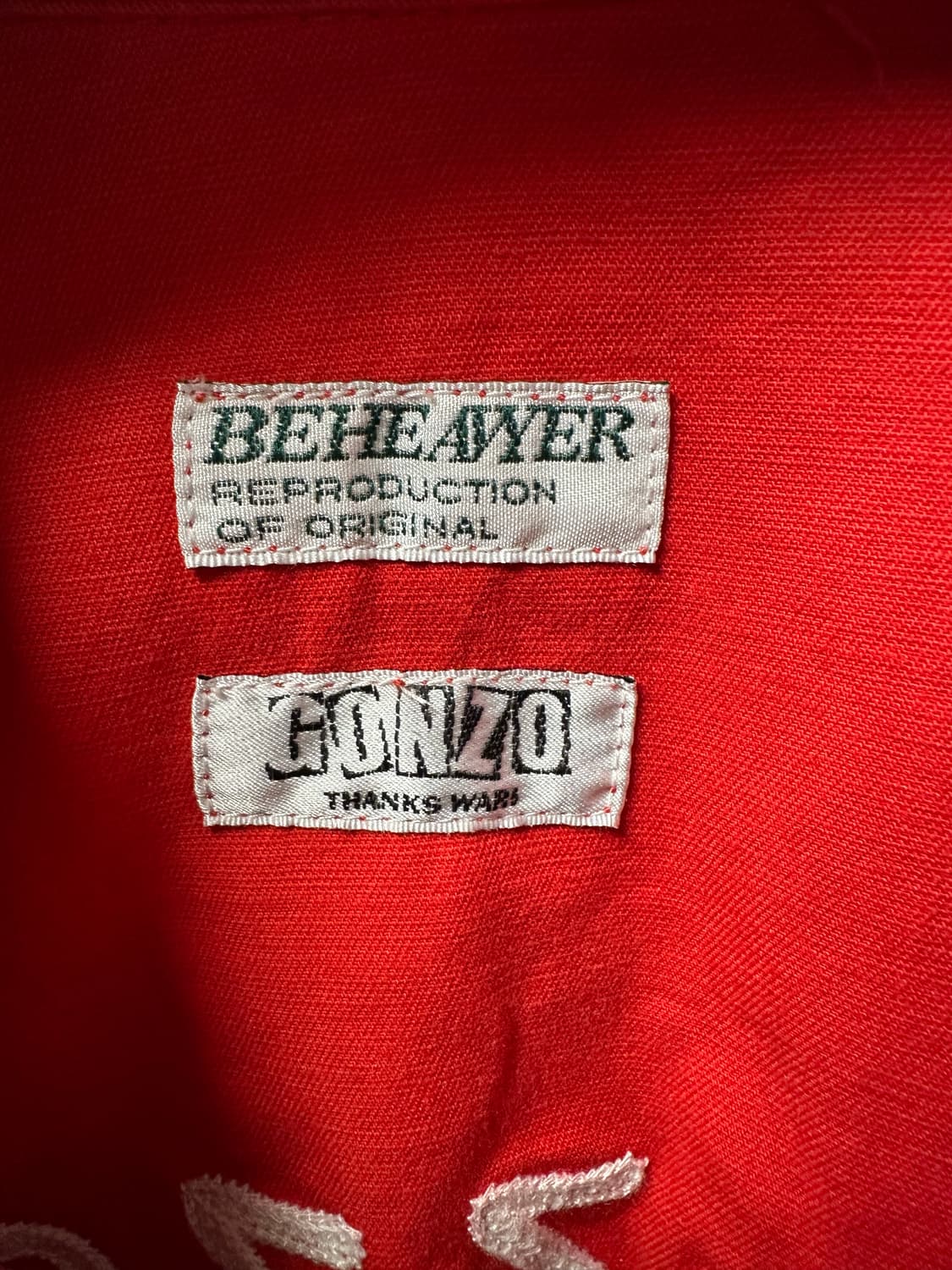 비헤비어 곤조 콜라보자켓 2사이즈 새상품 상품이미지5