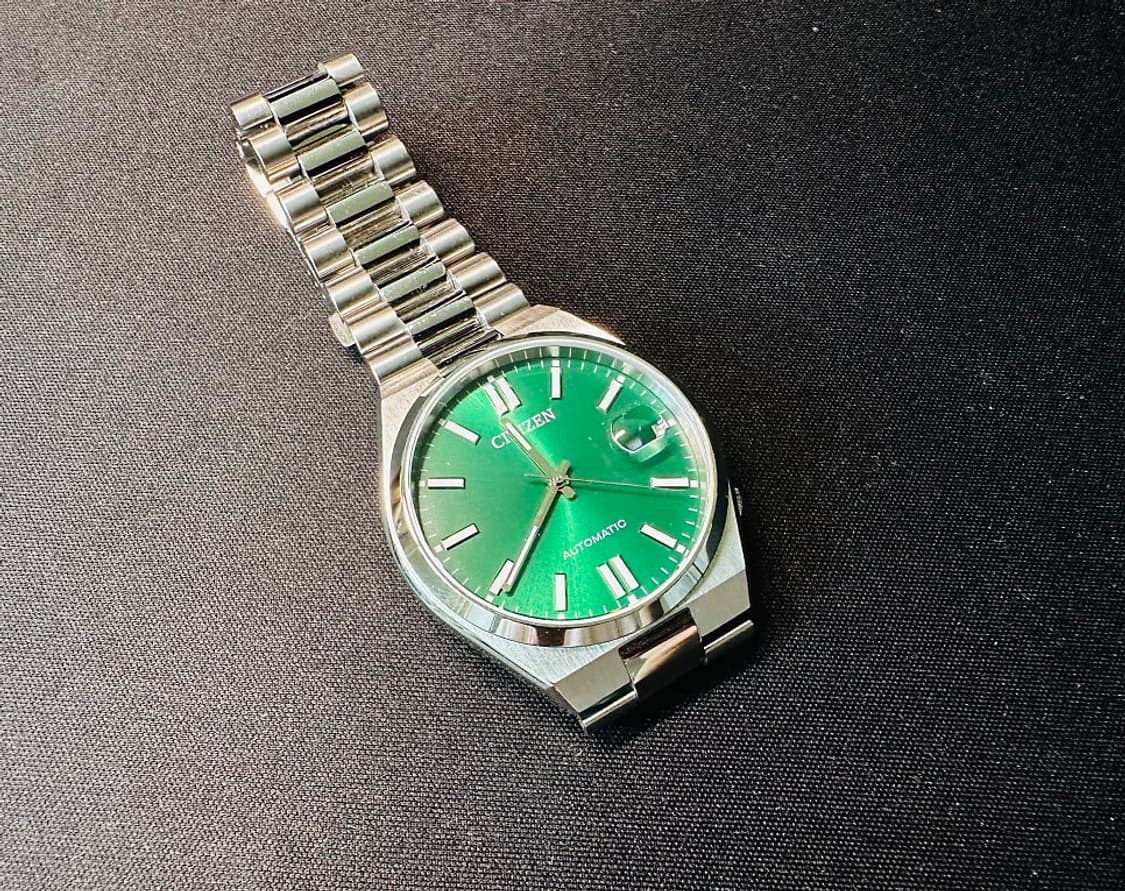 시티즌 츠요사 녹판 37mm 오토매틱 시계 판매 (PRX) 상품이미지4