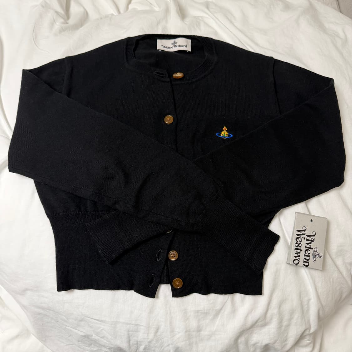 비비안웨스트우드 베아크롭가디건 S 상품이미지1