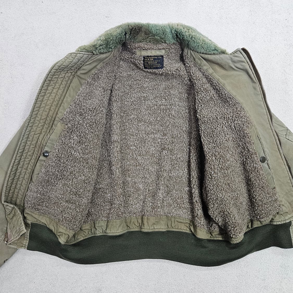 휴스턴 b-15a 플라이트 자켓 38r 상품이미지4