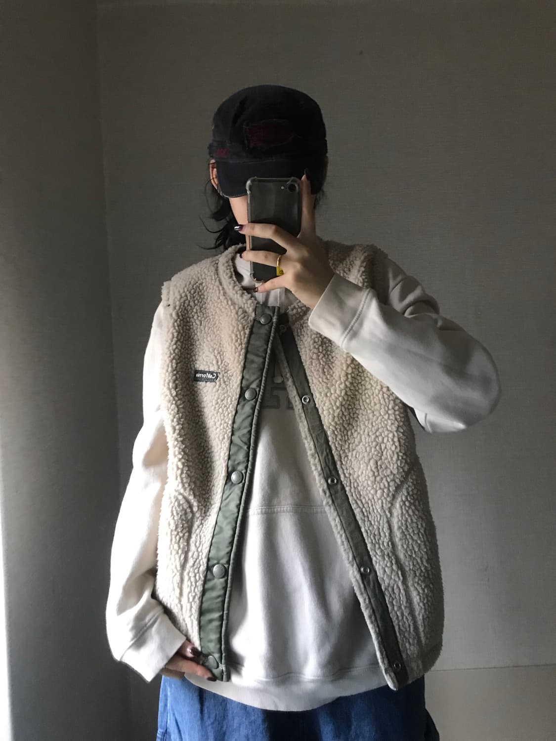 후아유USA 리버시블 후리스 패딩 조끼 상품이미지2