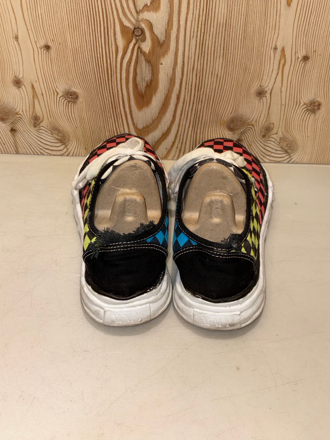 미하라야스히로 체커보드 스니커즈 상품이미지3