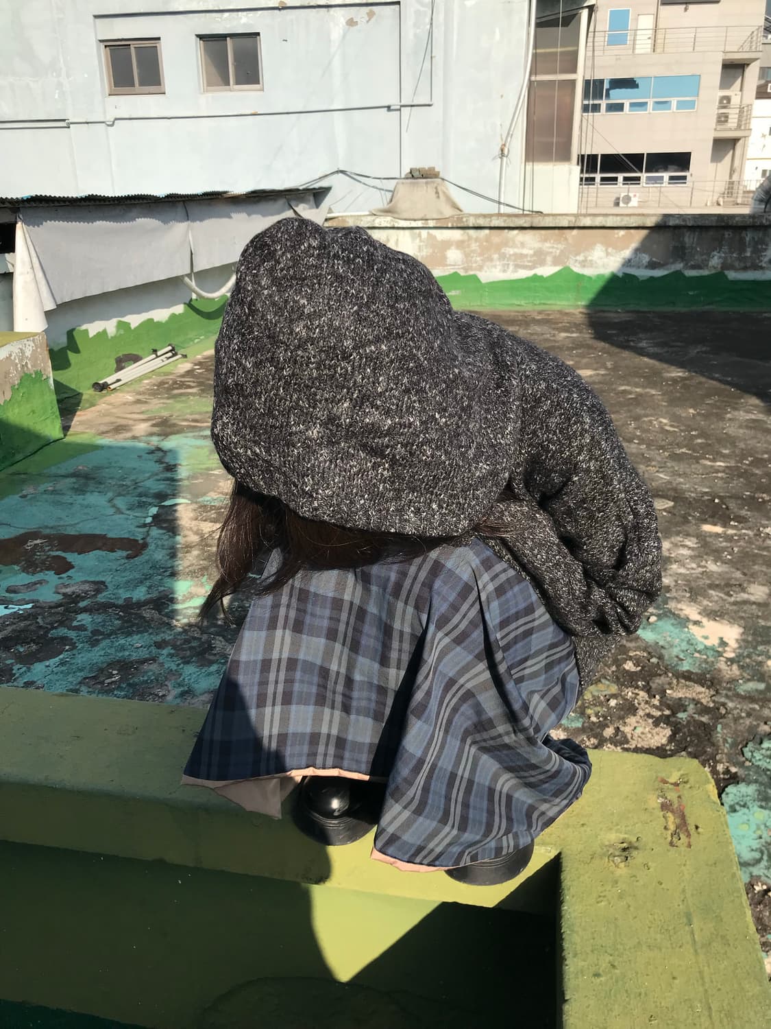 빅 니트 후디 상품이미지4