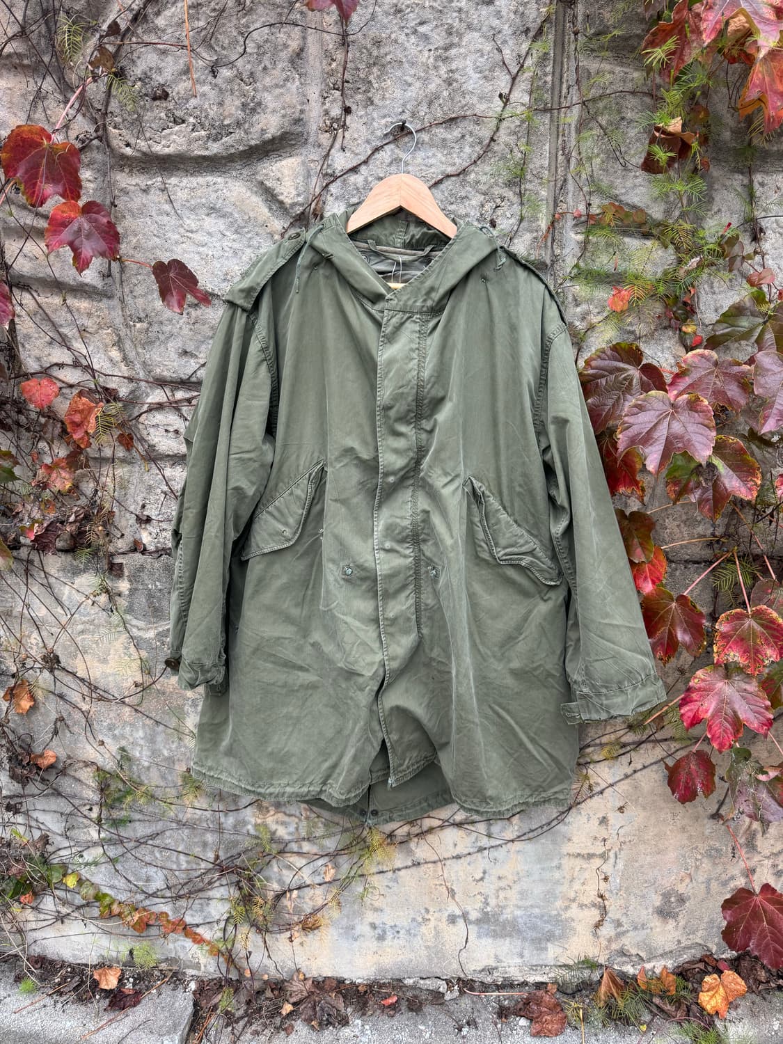 미군 오리지널 m51 피시테일 파카 2세대 포플린 m 배정남 개파카 상품이미지1