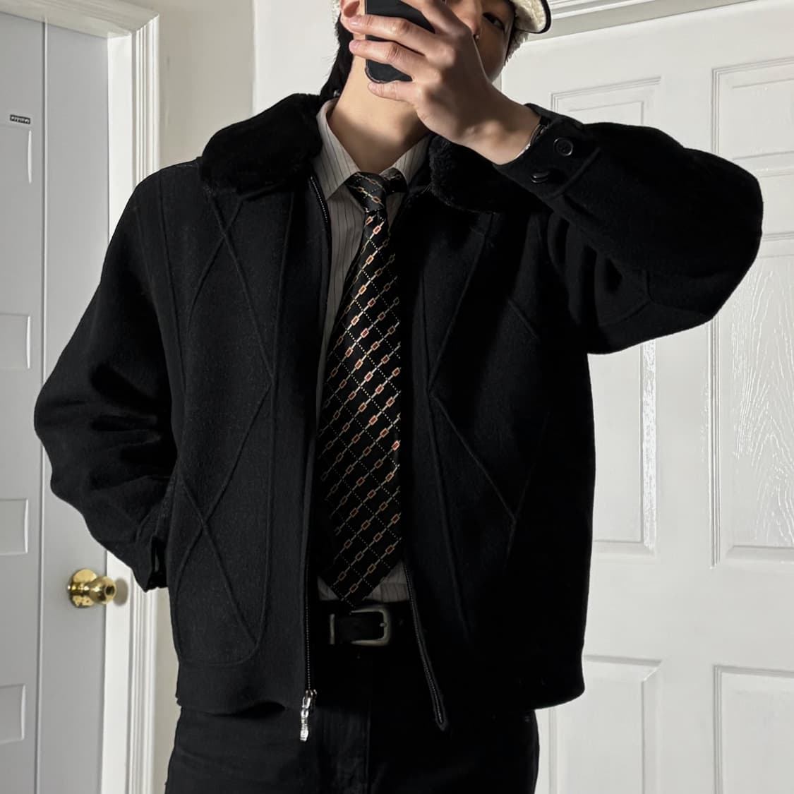 봄버자켓 퍼 칼라 상품이미지2