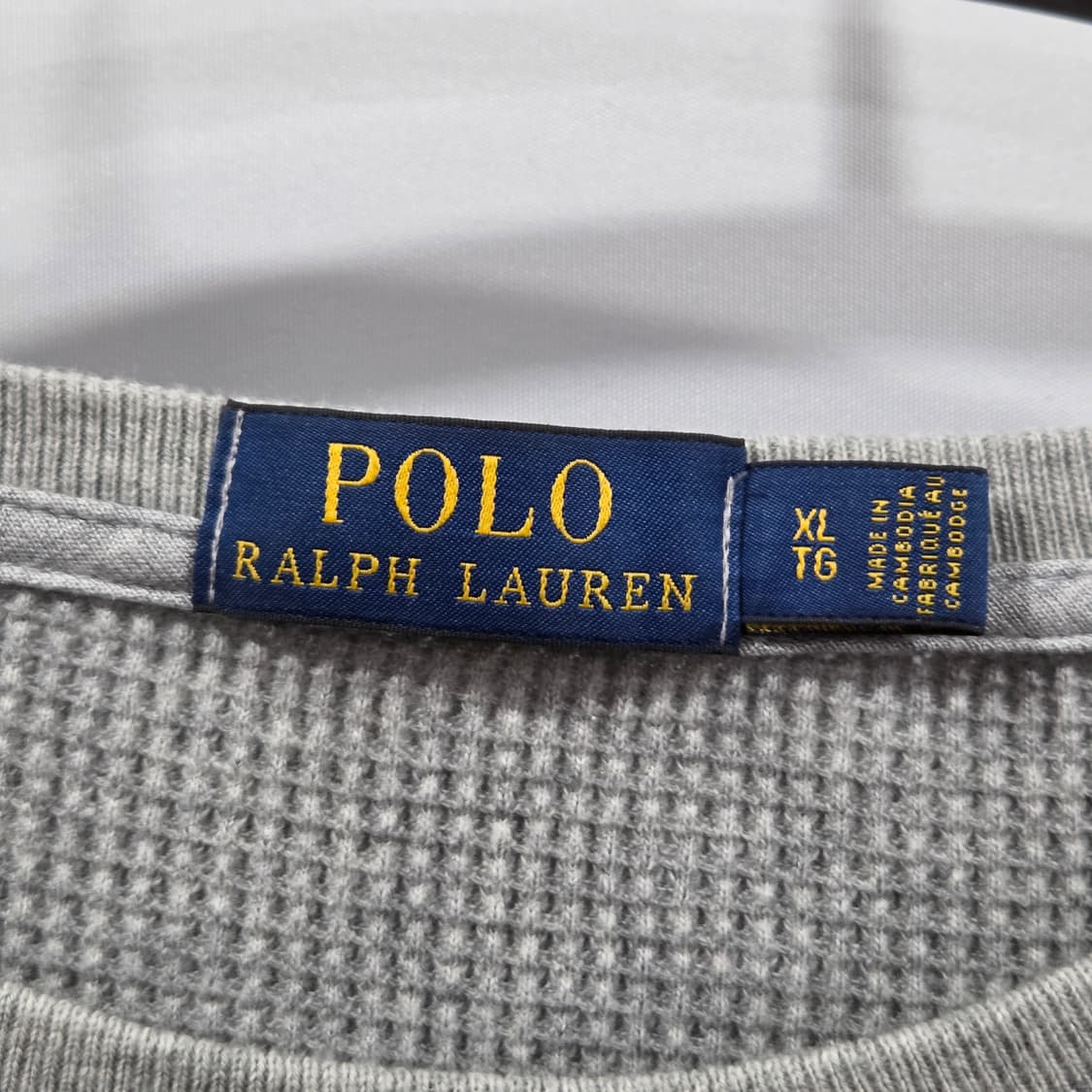 폴로랄프로렌 와플 롱슬리브 XL  상품이미지3