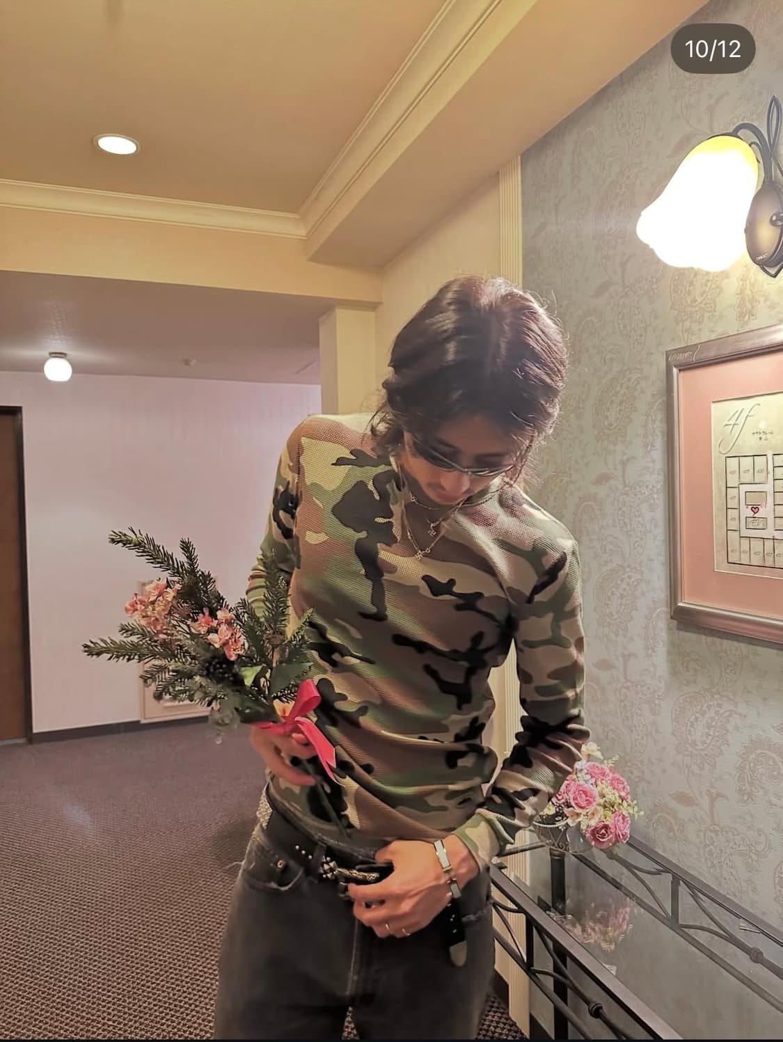 [M] corteiz camo woodland thermal ls 상품이미지1