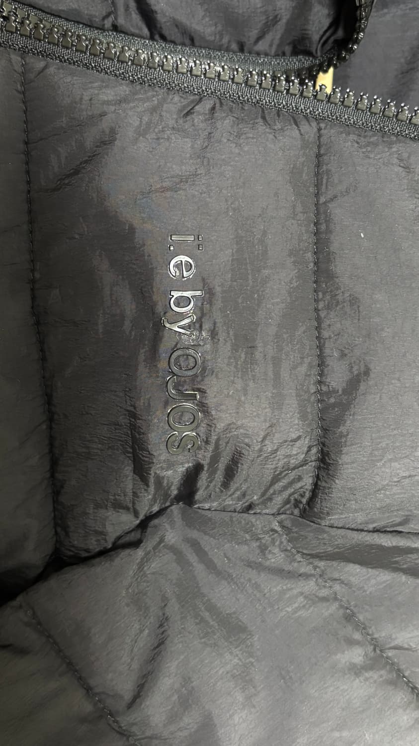 오호스 경량패딩 OJOS air padded jacket01/black 상품이미지3