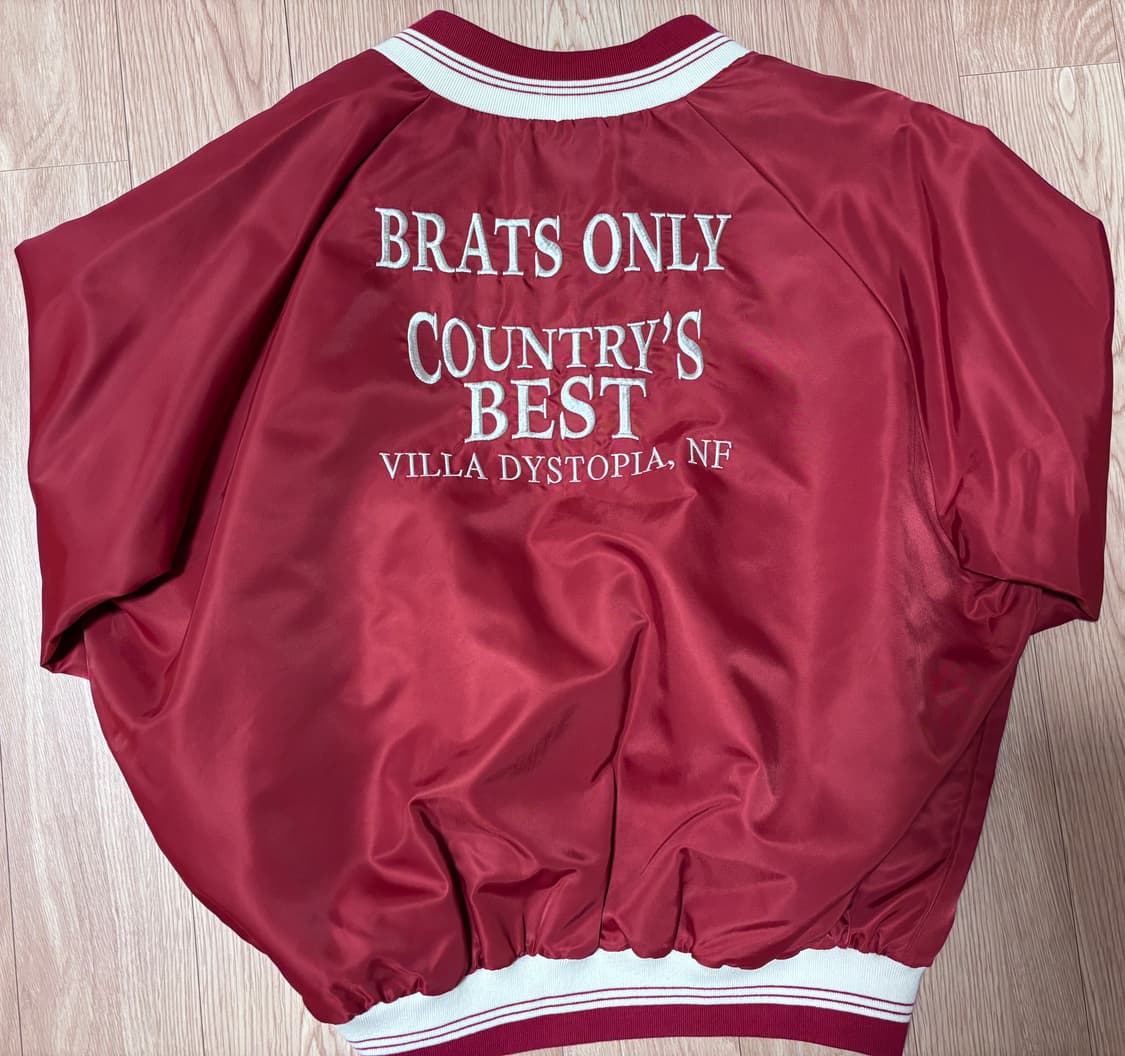 스컬프터 스타디움 자켓 버건디 상품이미지2