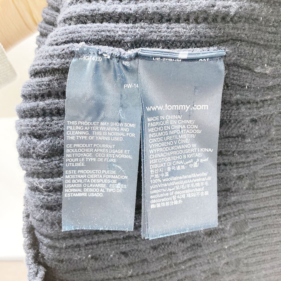 타미힐피거 여성순모 니트가디건 M 진스센스 상품이미지5