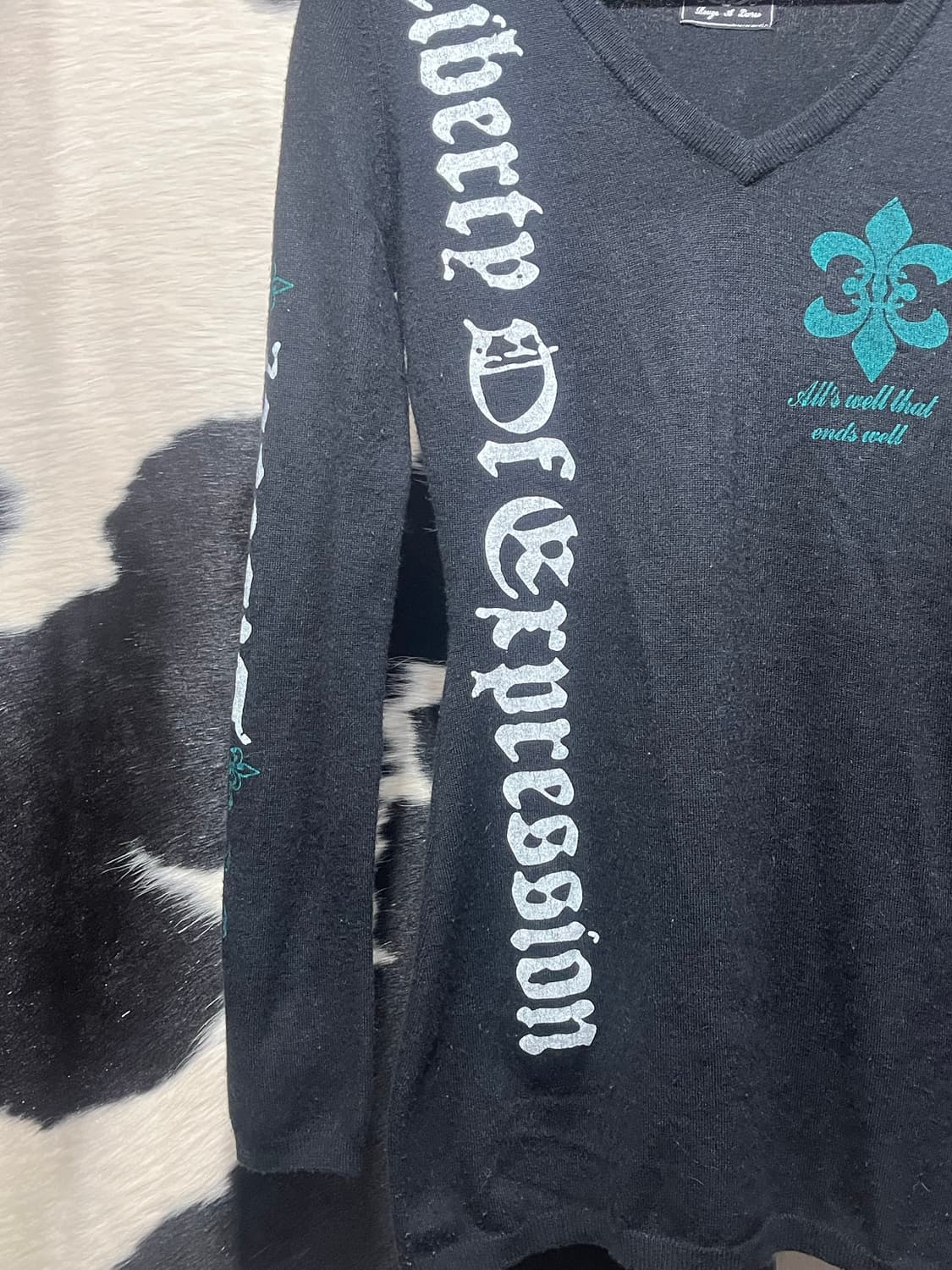 펑크 레터링 롱슬리브 상품이미지5