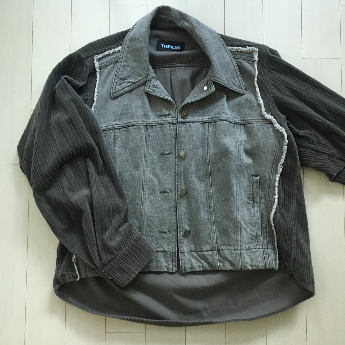 더일마 한정판 데님 코듀로이 자켓 Free / 남여공용 상품이미지2