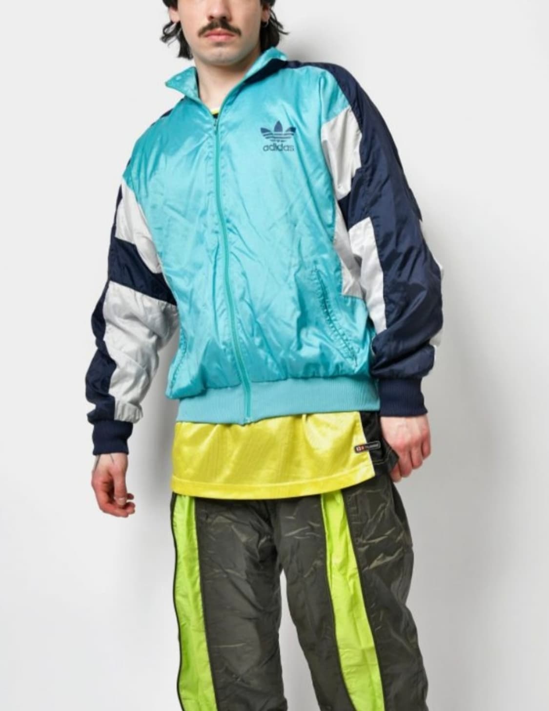 아디다스 올드스쿨 빈티지 바람막이  자켓 상품이미지1