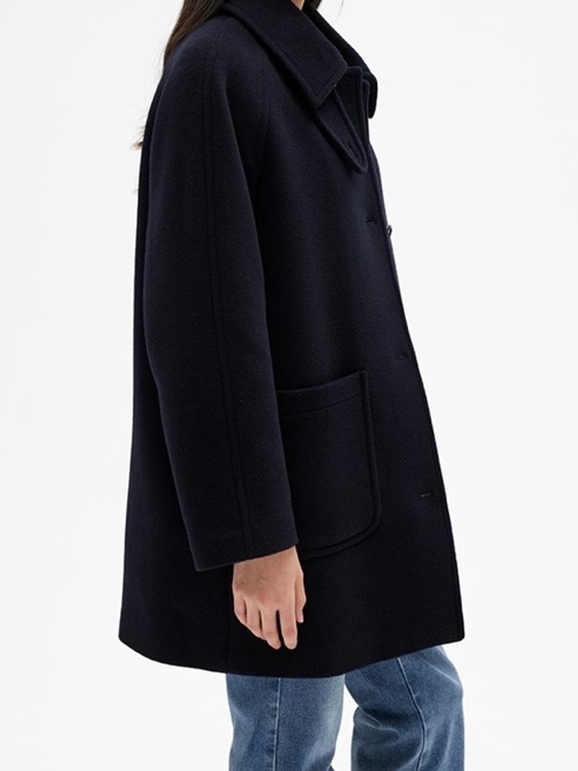 마인드브릿지 캐시미어 하프 코트 상품이미지3